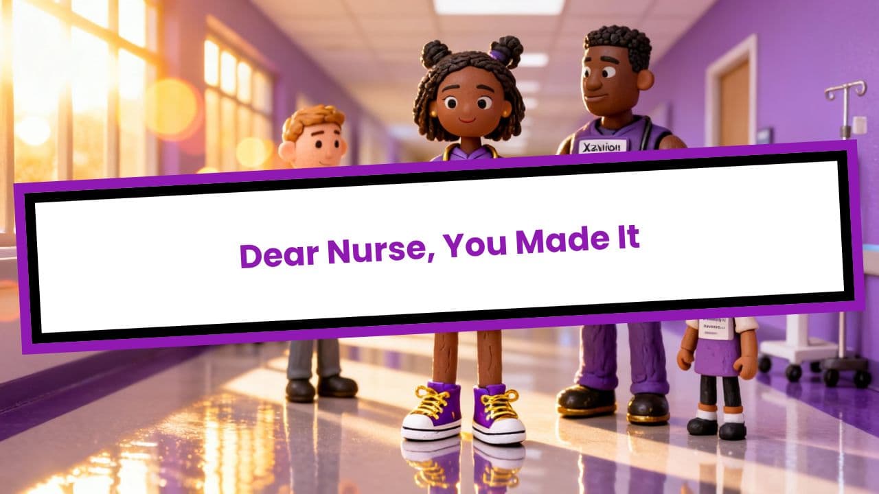 Dear Nurse, You Made It