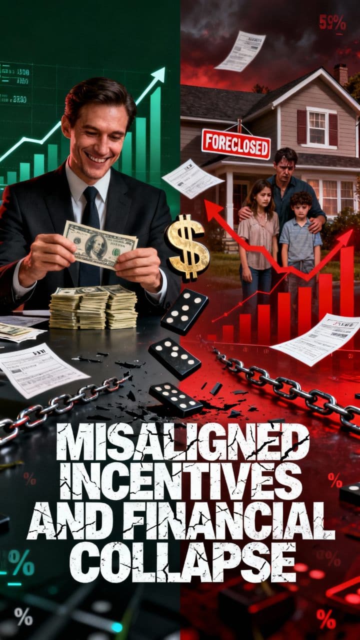 Misaligned Incentives and Financial Collapse