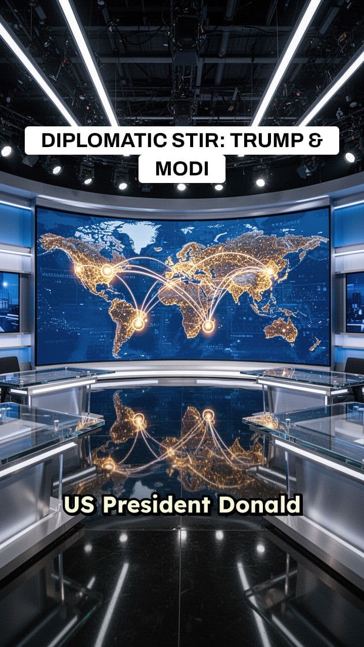Diplomatic Stir: Trump's Remarks on PM Modi