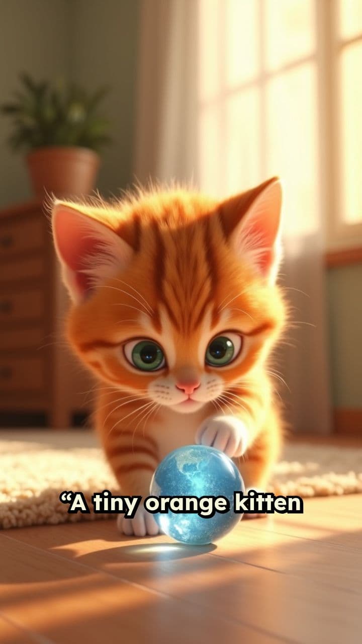 The Kitten and the Glowing Marble