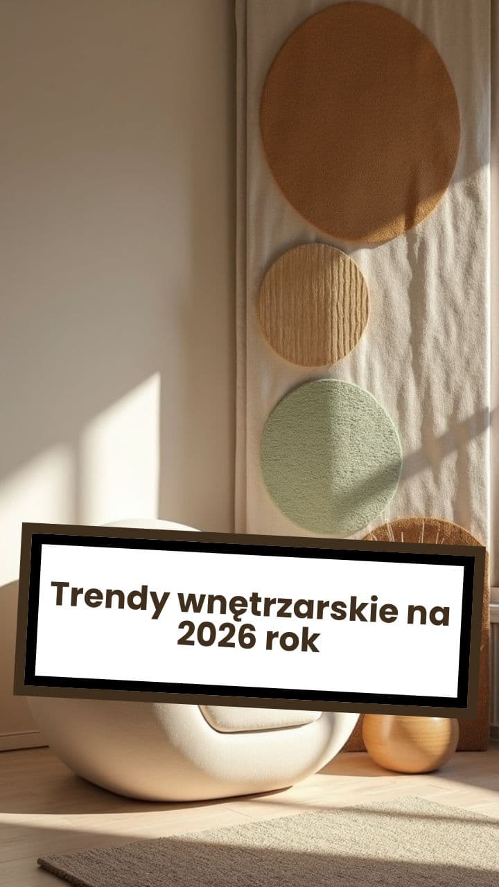 Trendy wnętrzarskie na 2026 rok