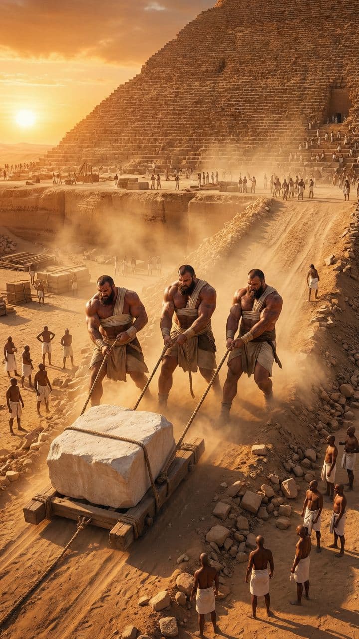 The Builders of the Pyramids: Ancient Giants