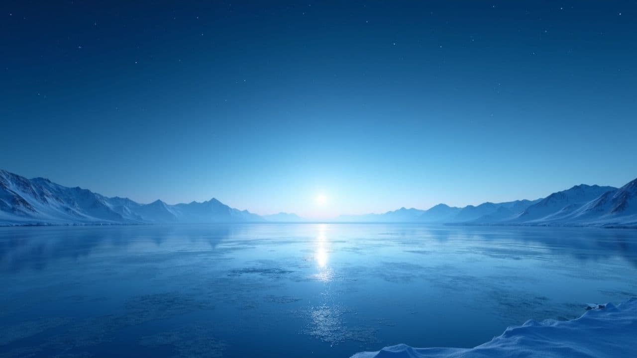 Frozen Lullaby 2: A Serene Reflection