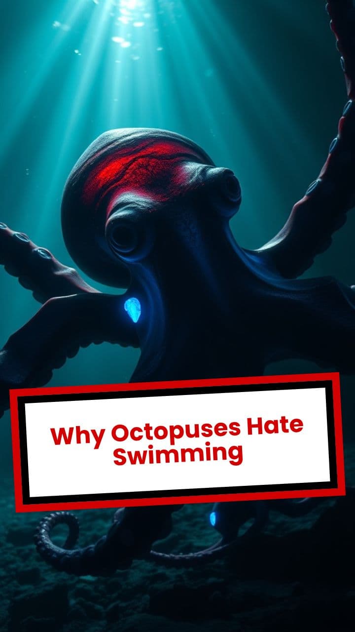 Why Octopuses Hate Swimming