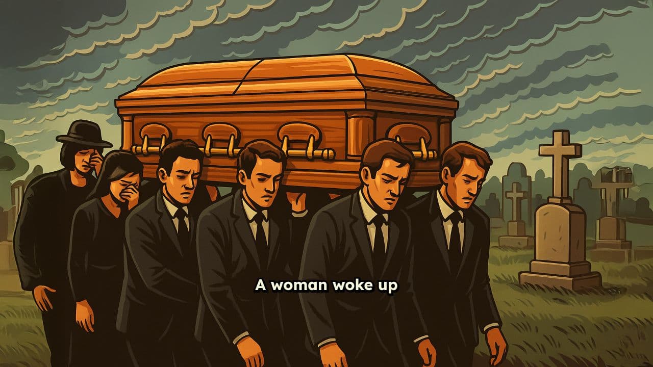 Woman Wakes Up at Her Own Funeral
