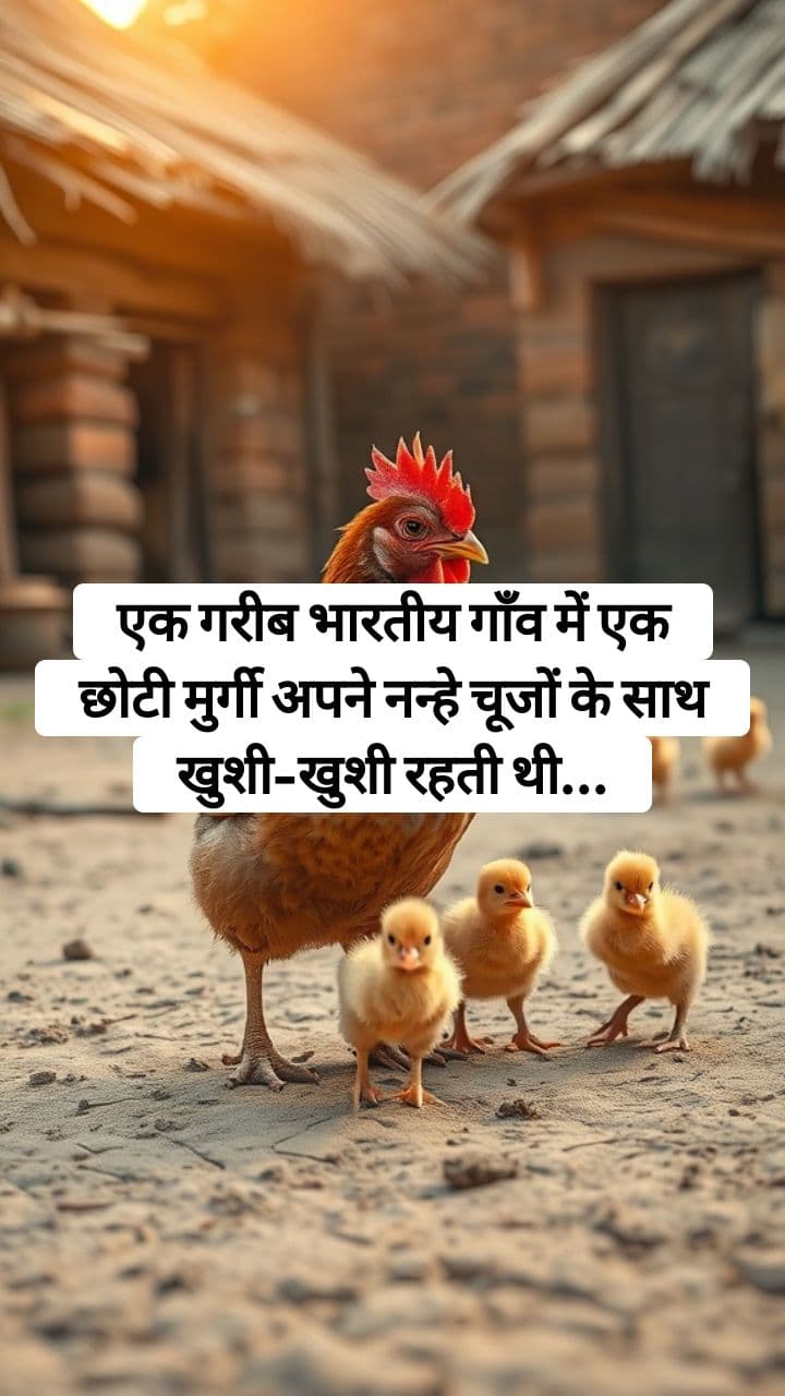 The Hen and the Giant Pigeon