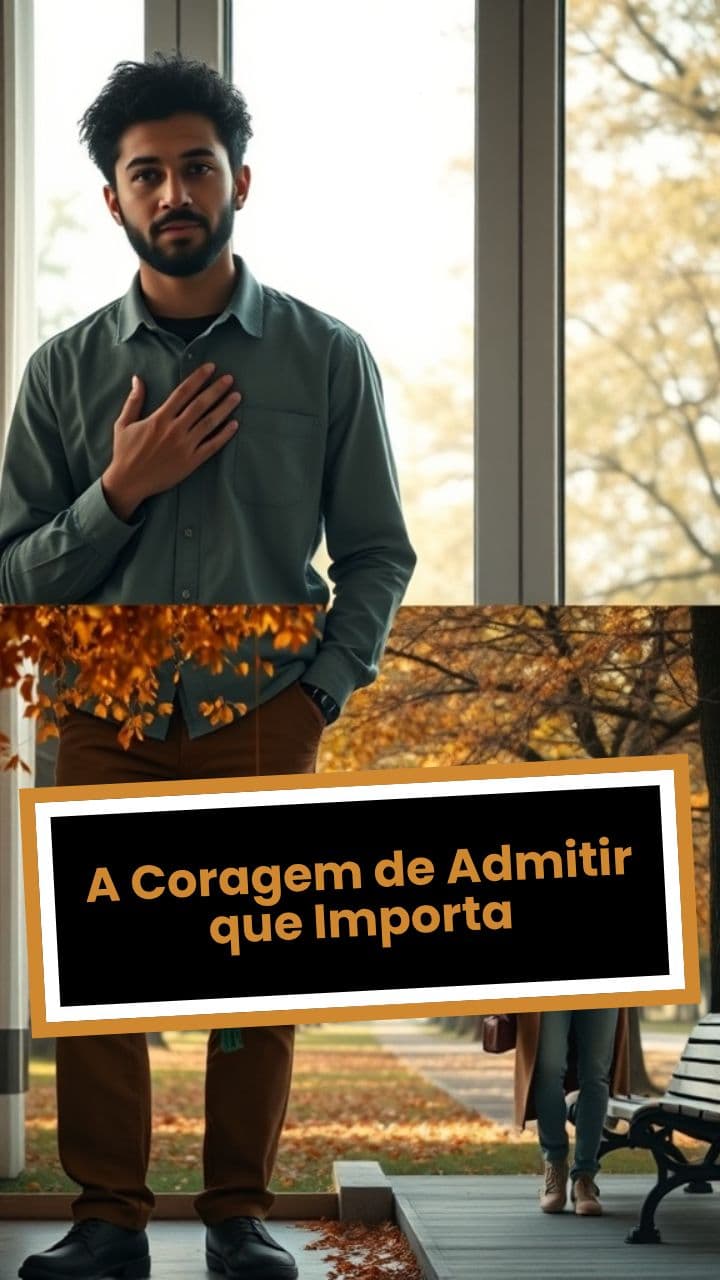 A Coragem de Admitir que Importa