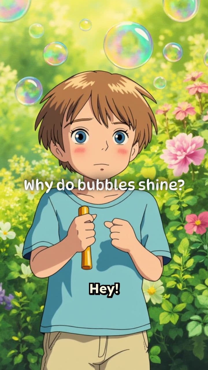 Why Do Soap Bubbles Shine?