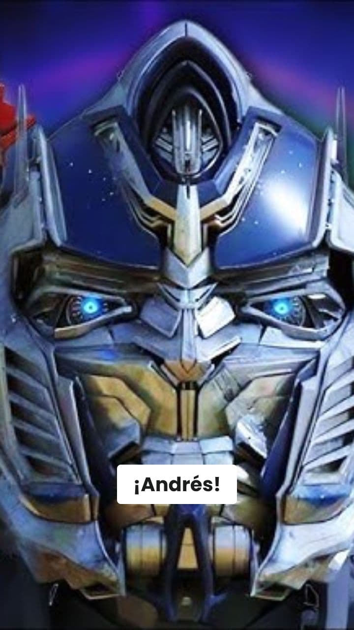 Feliz Cumpleaños, Andrés, de Optimus Prime