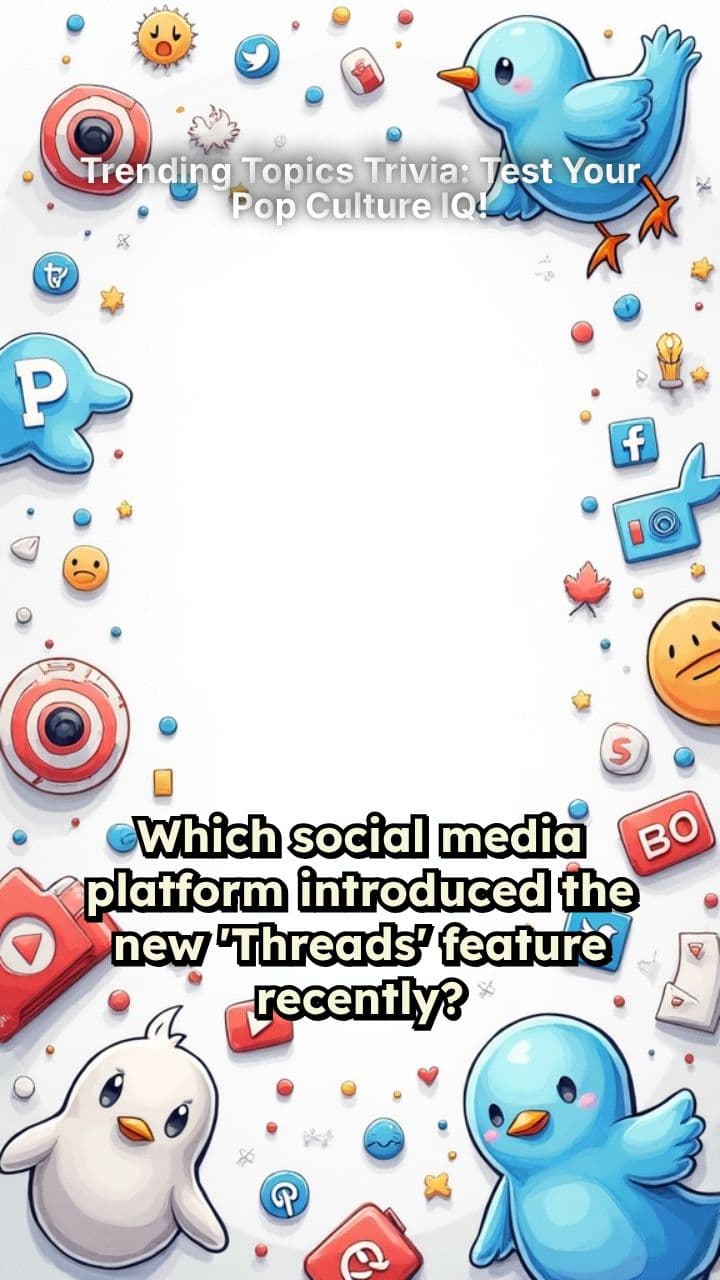 Trending Topics Trivia: Test Your Pop Culture IQ!