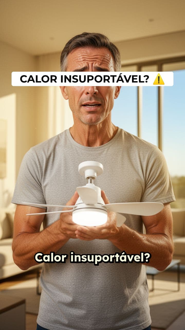 Ventilador de Teto LED 2 em 1 - Oferta Especial