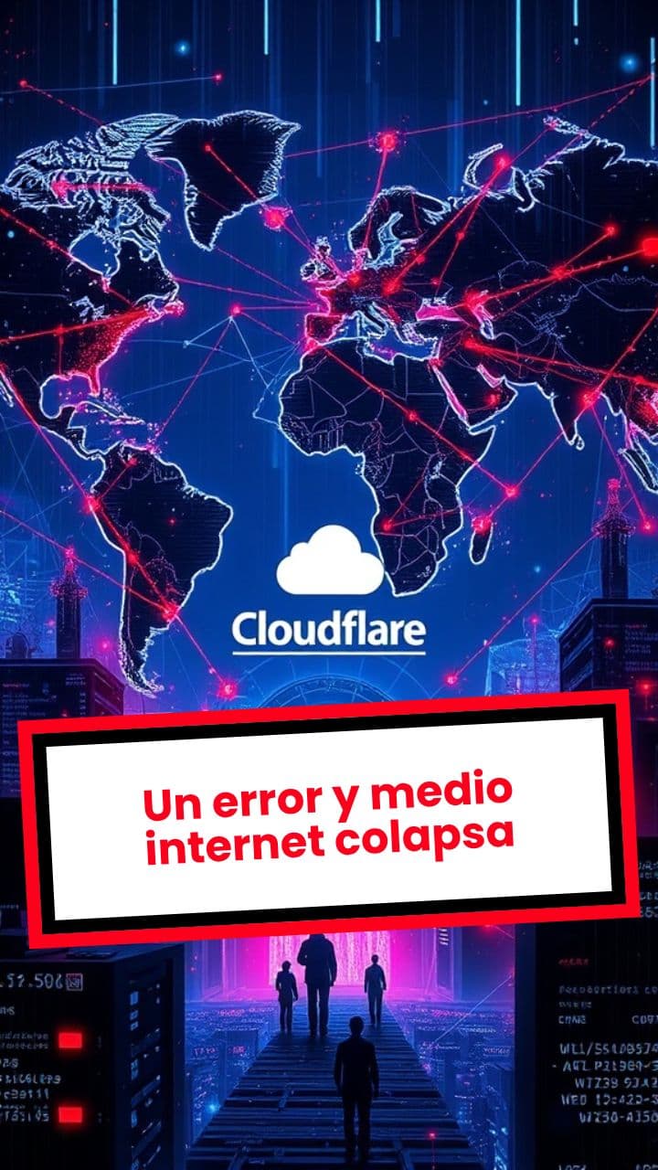 Un error y medio internet colapsa