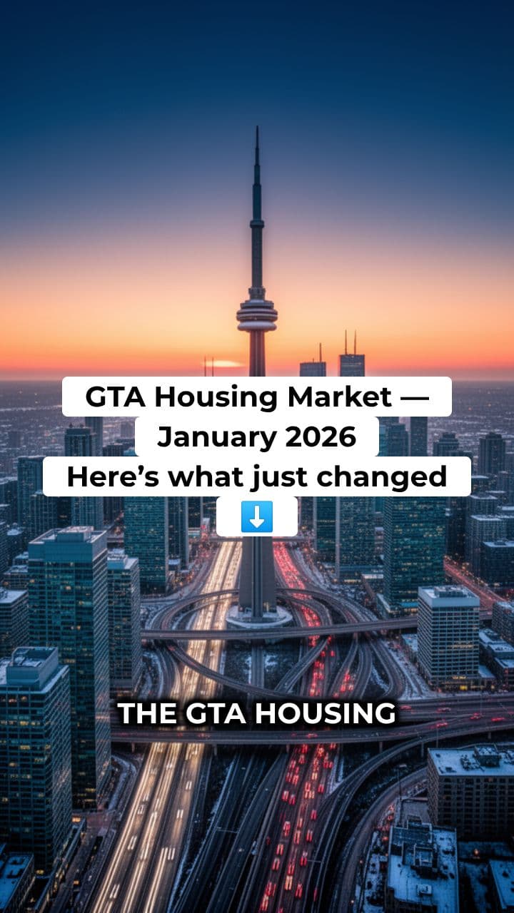 GTA Housing Market Update January 2026