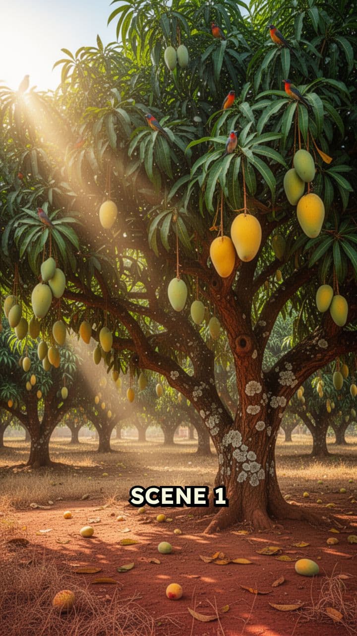 Chintu Learns to Share Mangoes