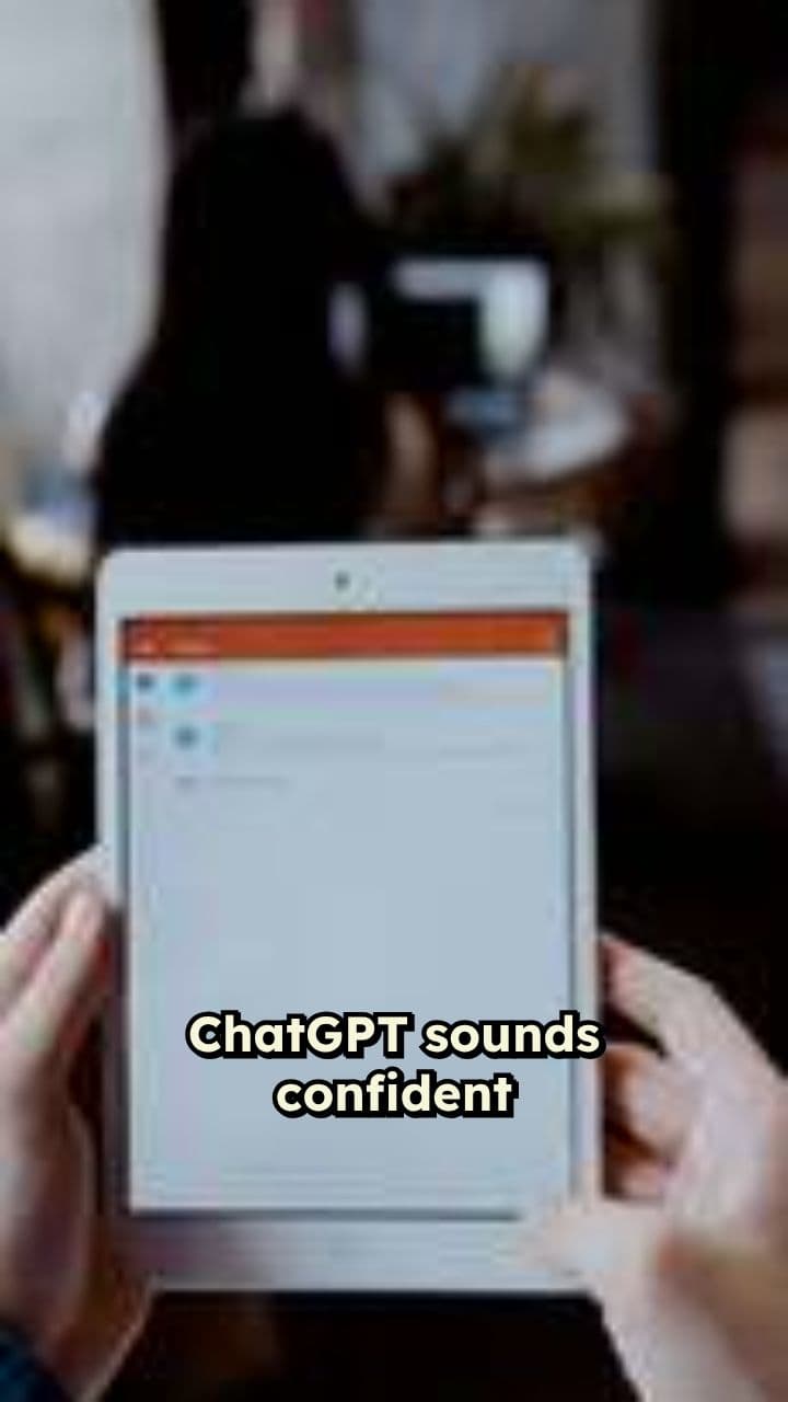 Why ChatGPT Sounds Confident When It’s Wrong