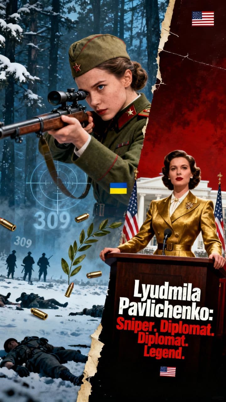 Lyudmila Pavlichenko: Sniper. Diplomat. Legend.