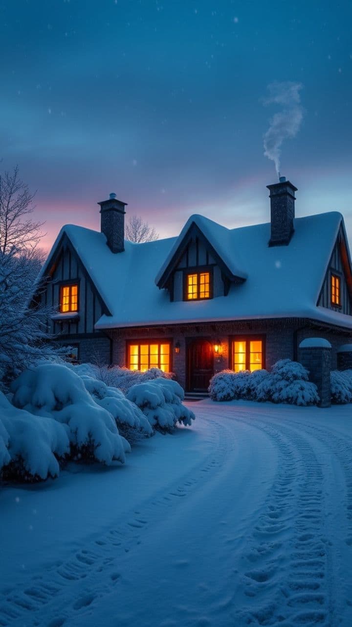 Iarnă și Crăciun în casă