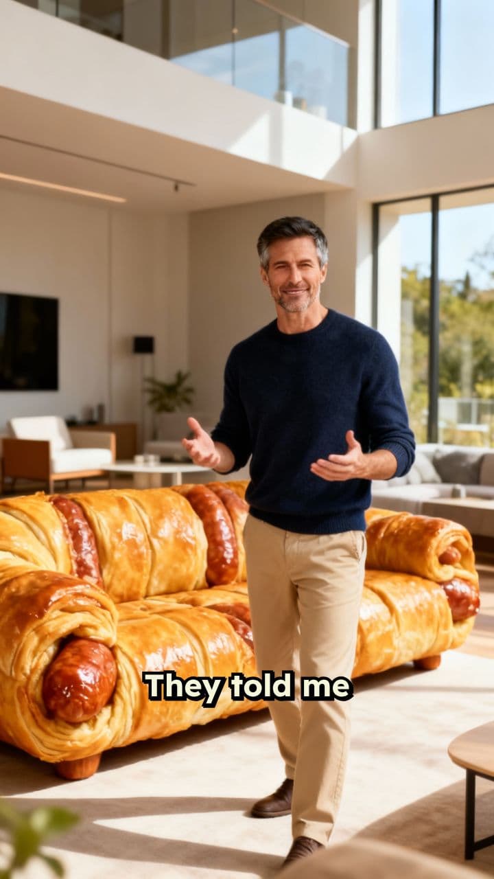 The Sausage Roll Sofa