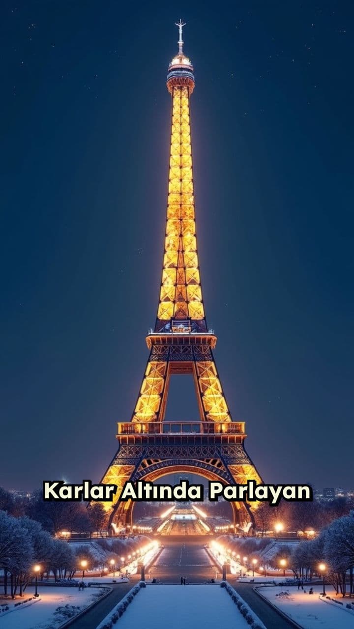 Eyfel Kulesi'nin Mevsimsel Farkları