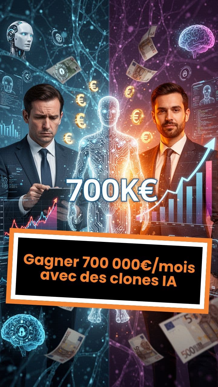 Gagner 700 000€/mois avec des clones IA