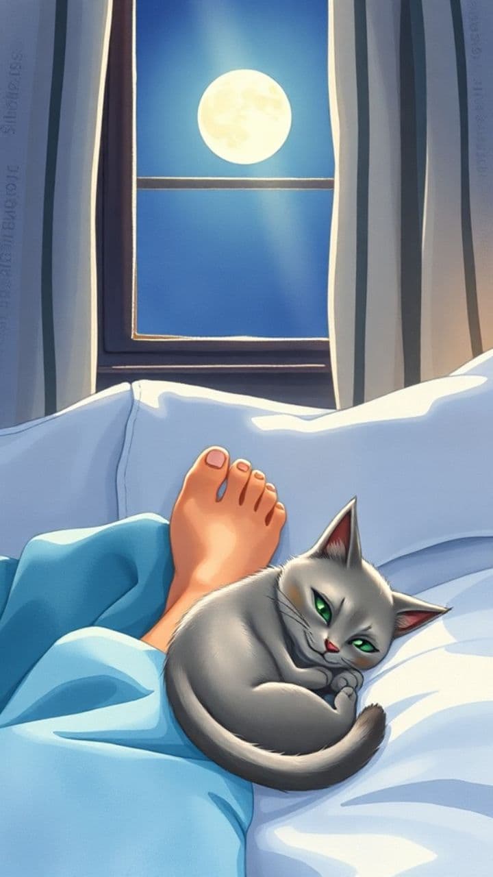 La dévotion discrète du chat