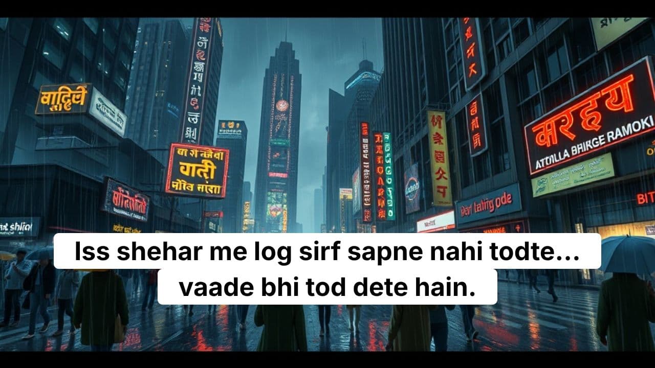 Futuristic Indian City: Broken Promises