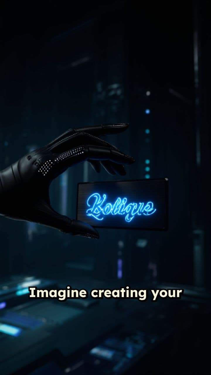 DIY Glowing Name Tag