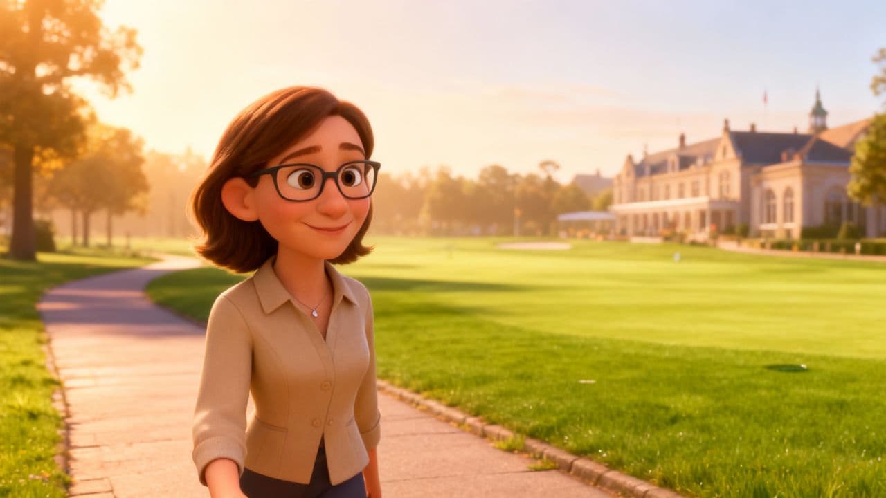 #7262 -A Golf Course Romance