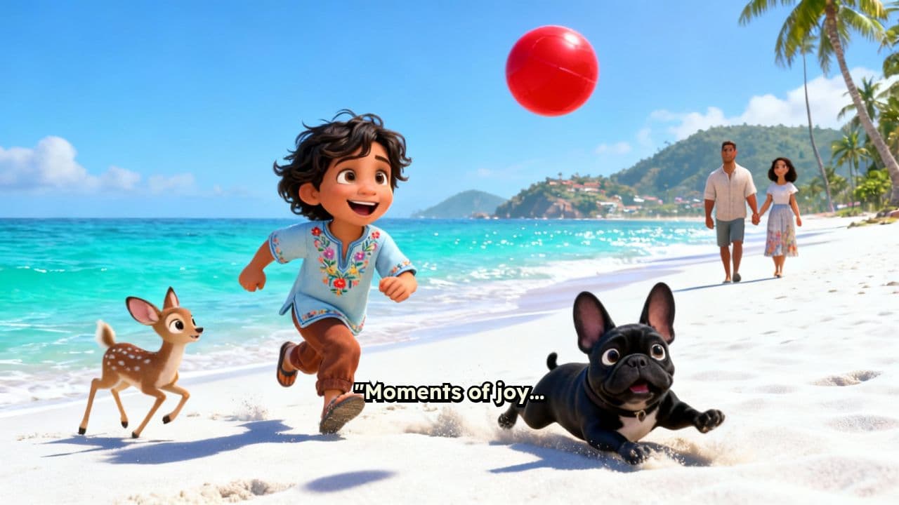 Joy on the Puerto Vallarta Beach