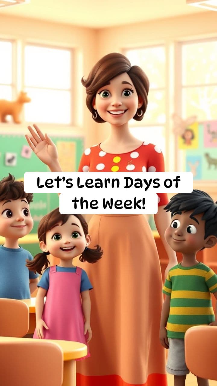 Days of the Week for Preschoolers