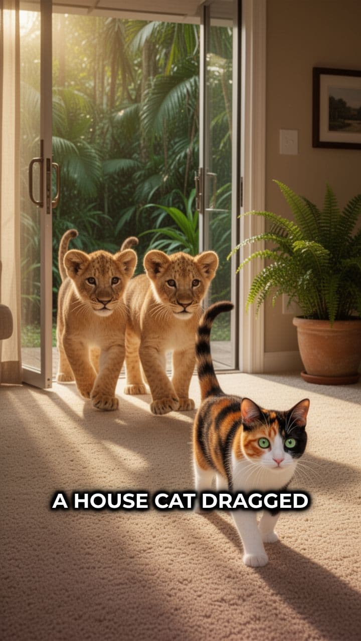 The Cat Who Raised Lion Cubs