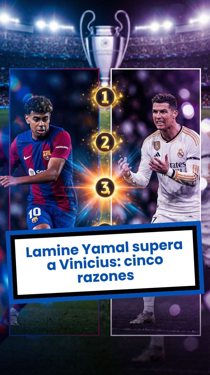 Lamine Yamal supera a Vinicius: cinco razones