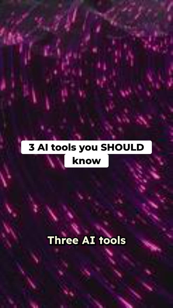 3 Useful AI Tools for Productivity