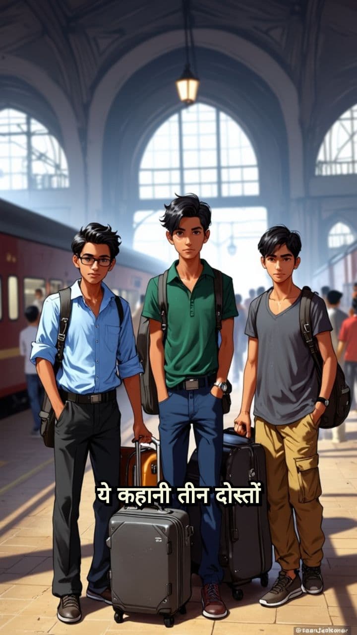 तीन दोस्तों का संघर्ष