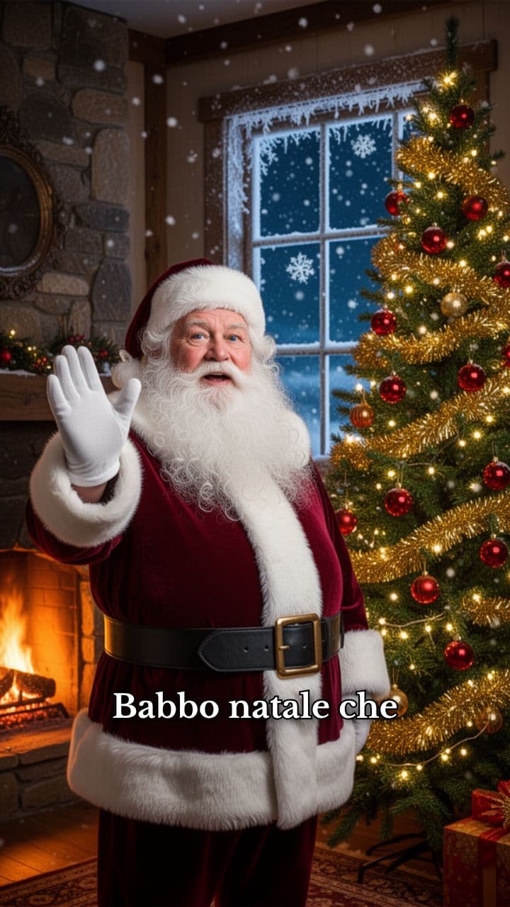 Messaggio di Babbo Natale a Rosanna e Antonia