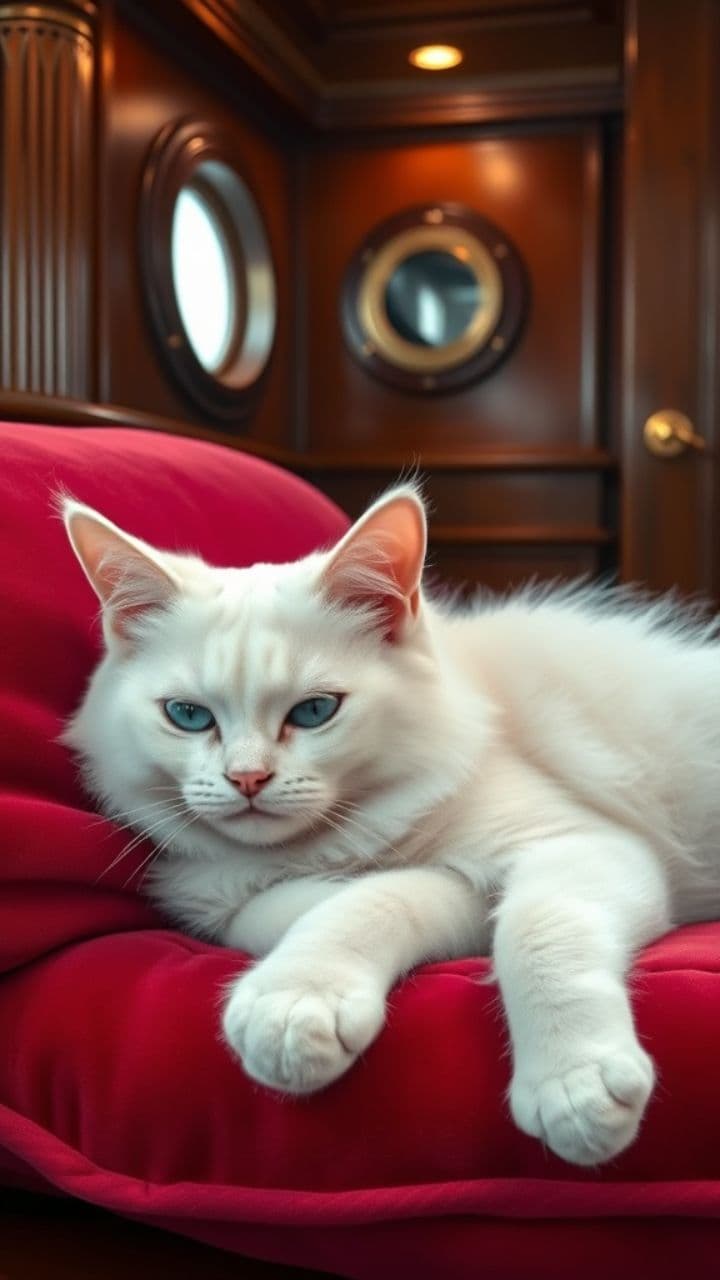 Titanic Whisker: A Cat's Luxury Cruise Gone Awry