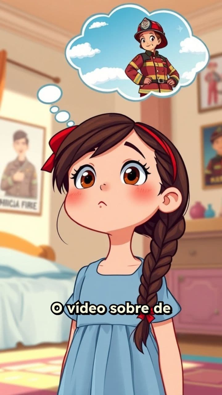 Sonho de ser bombeira militar realizado