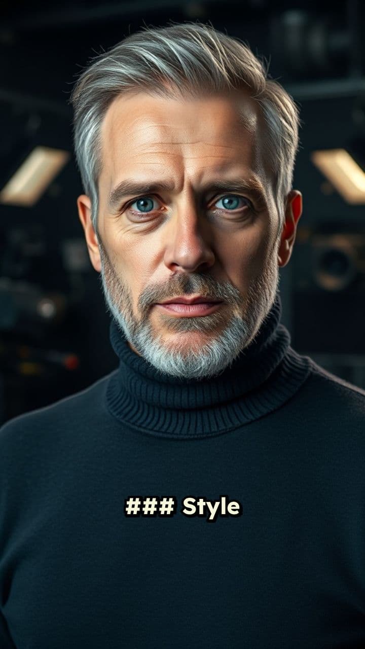 Dramatic Spotlight Studio Portrait