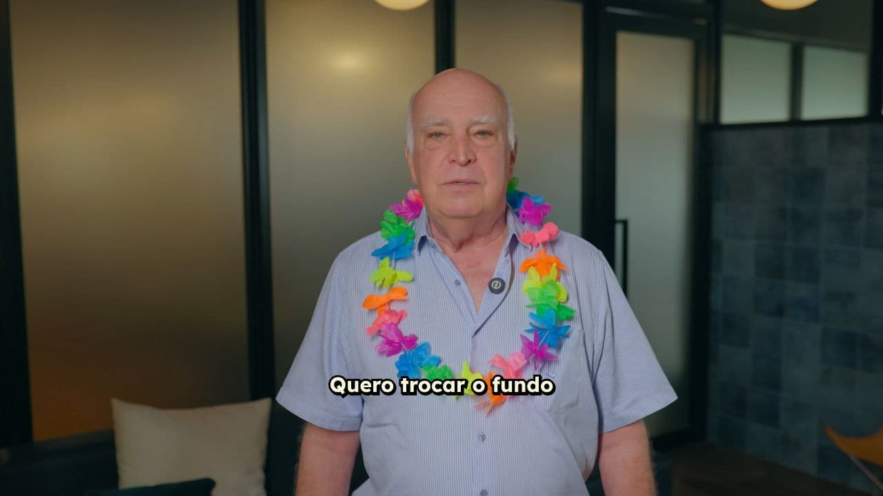 Trocar fundo do vídeo para praia