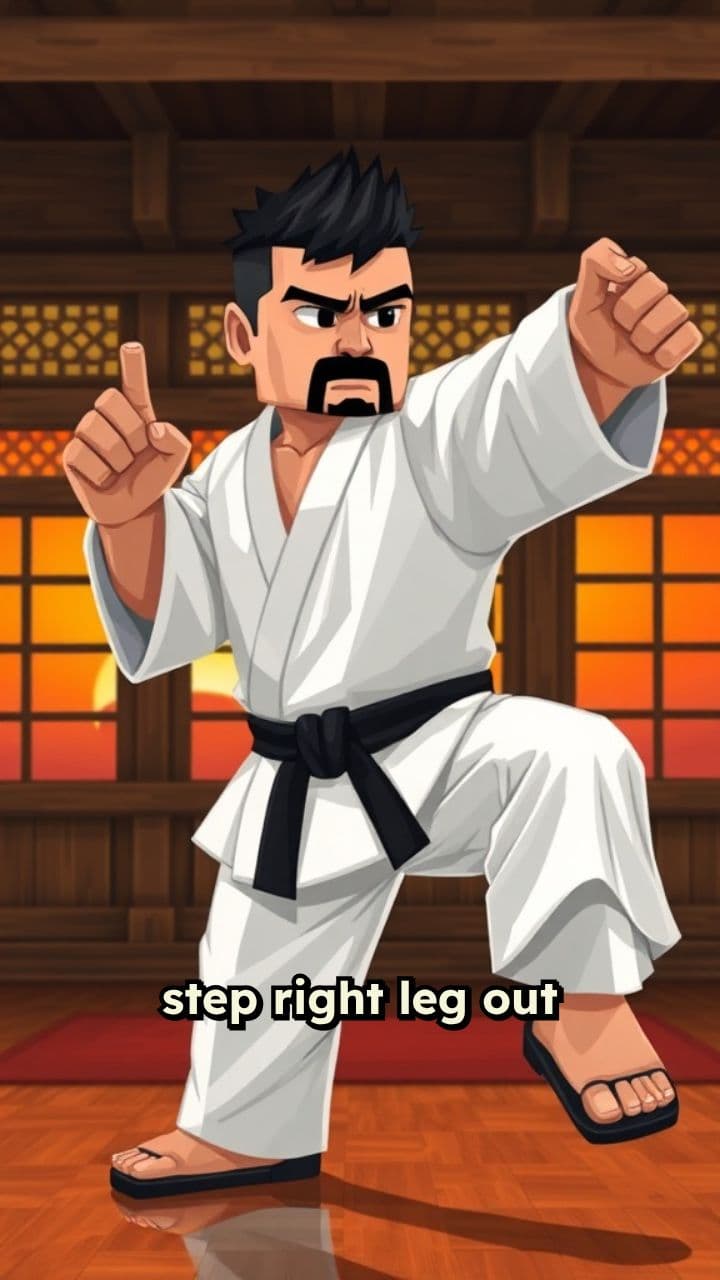 Kick-Punch Combination Sequence