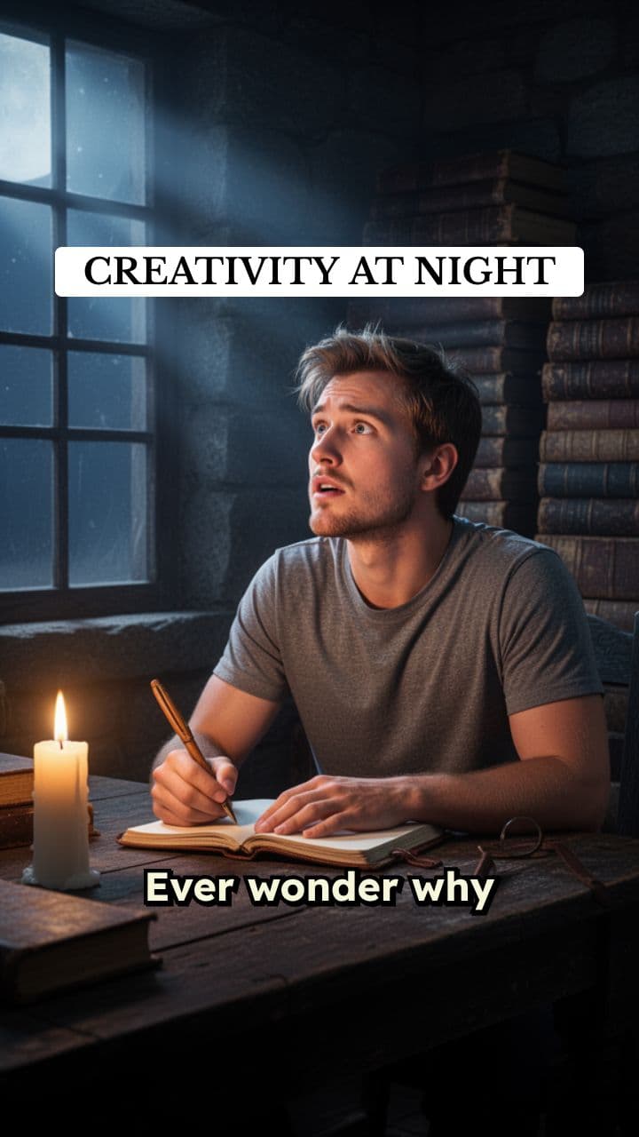 Why the Human Brain Becomes More Creative at Night