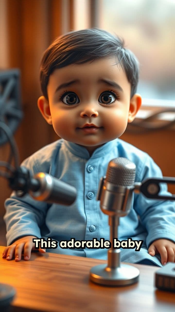 Adorable Baby Launches Heartwarming Podcast