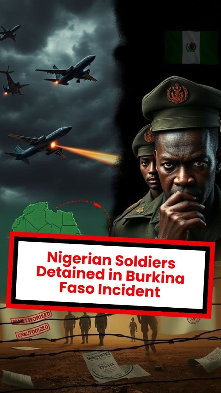 Nigerian Soldiers Detained in Burkina Faso Incident