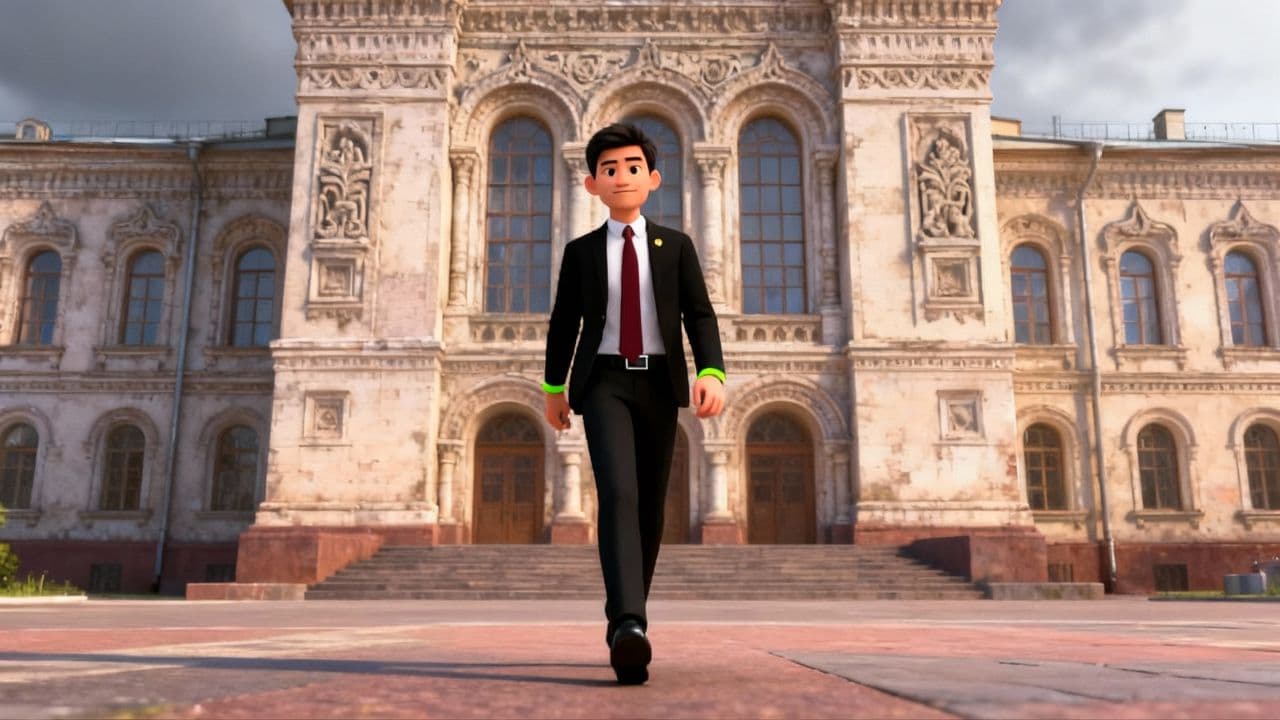 Жамбыл в старом здании