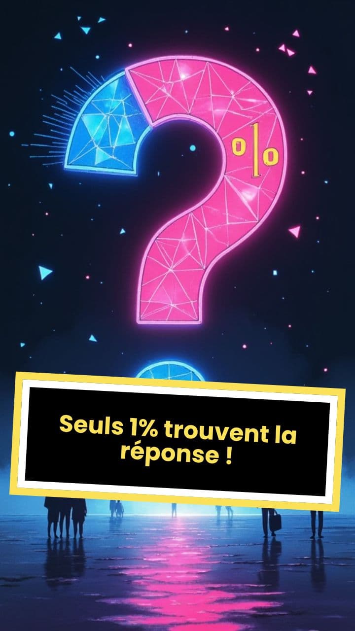 Seuls 1% trouvent la réponse !