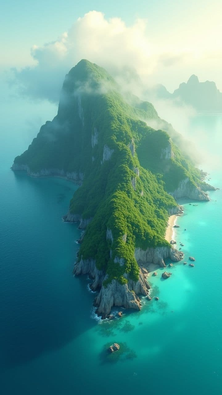 The Ancient Foreigner of the Mysterious Island