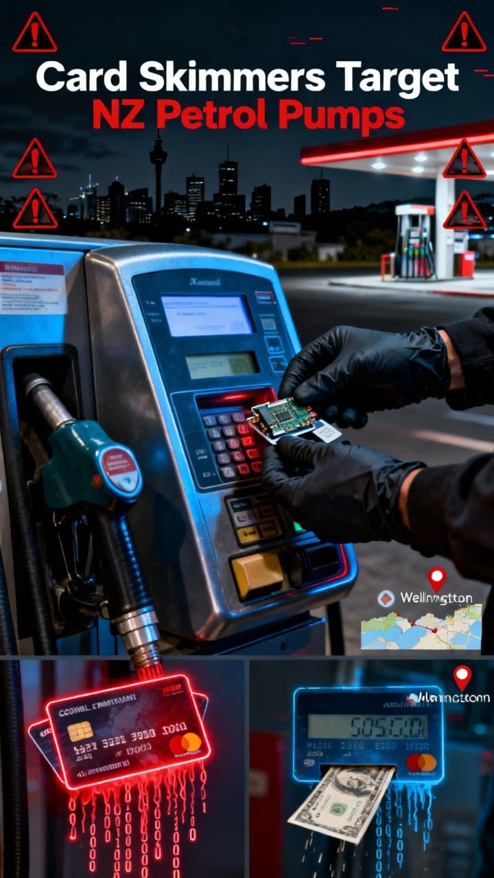 Card Skimmers Target NZ Petrol Pumps