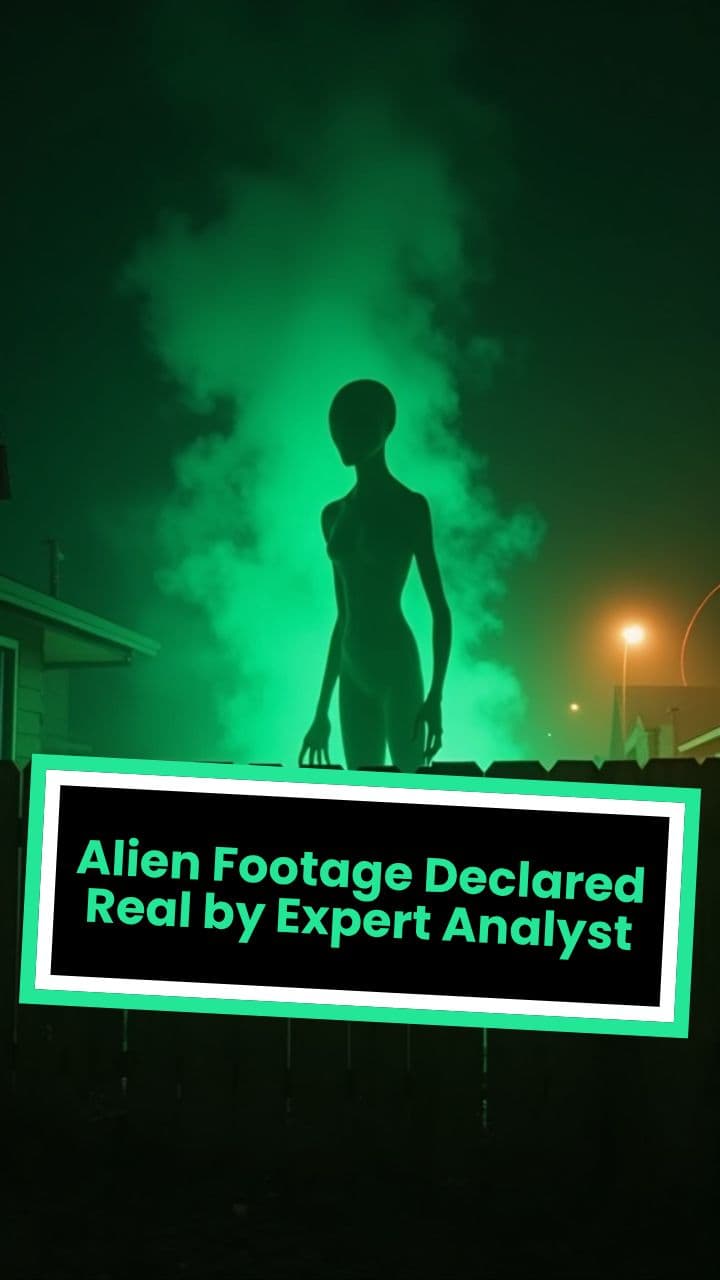 Alien Footage Declared Real by Expert Analyst