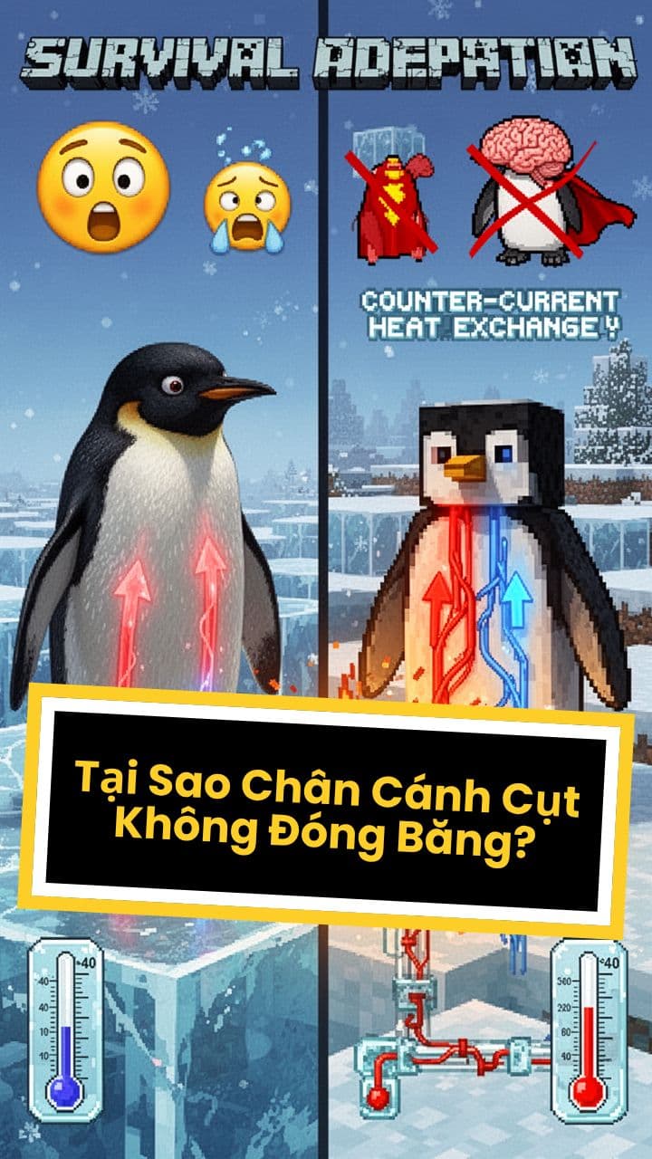 Tại Sao Chân Cánh Cụt Không Đóng Băng?