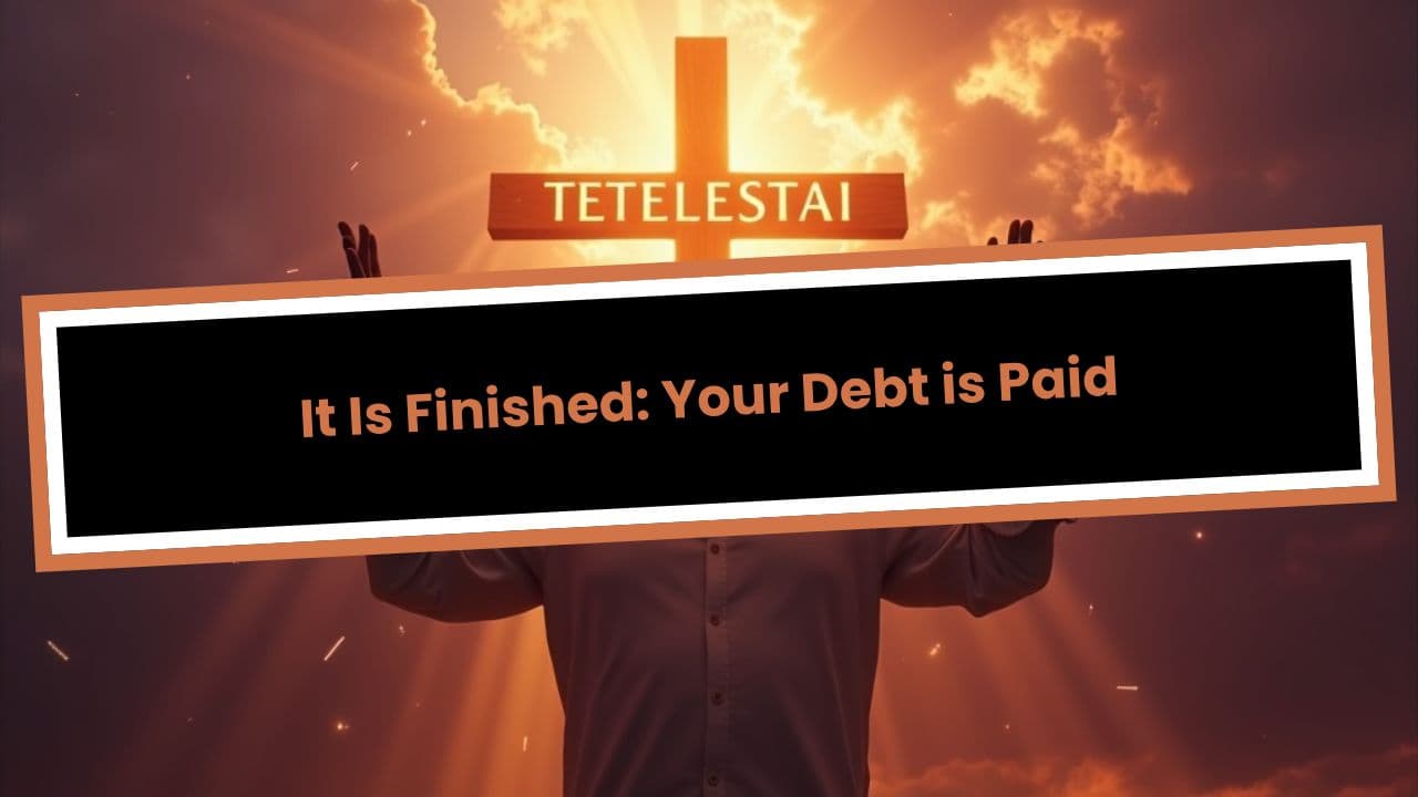 It Is Finished: Your Debt is Paid